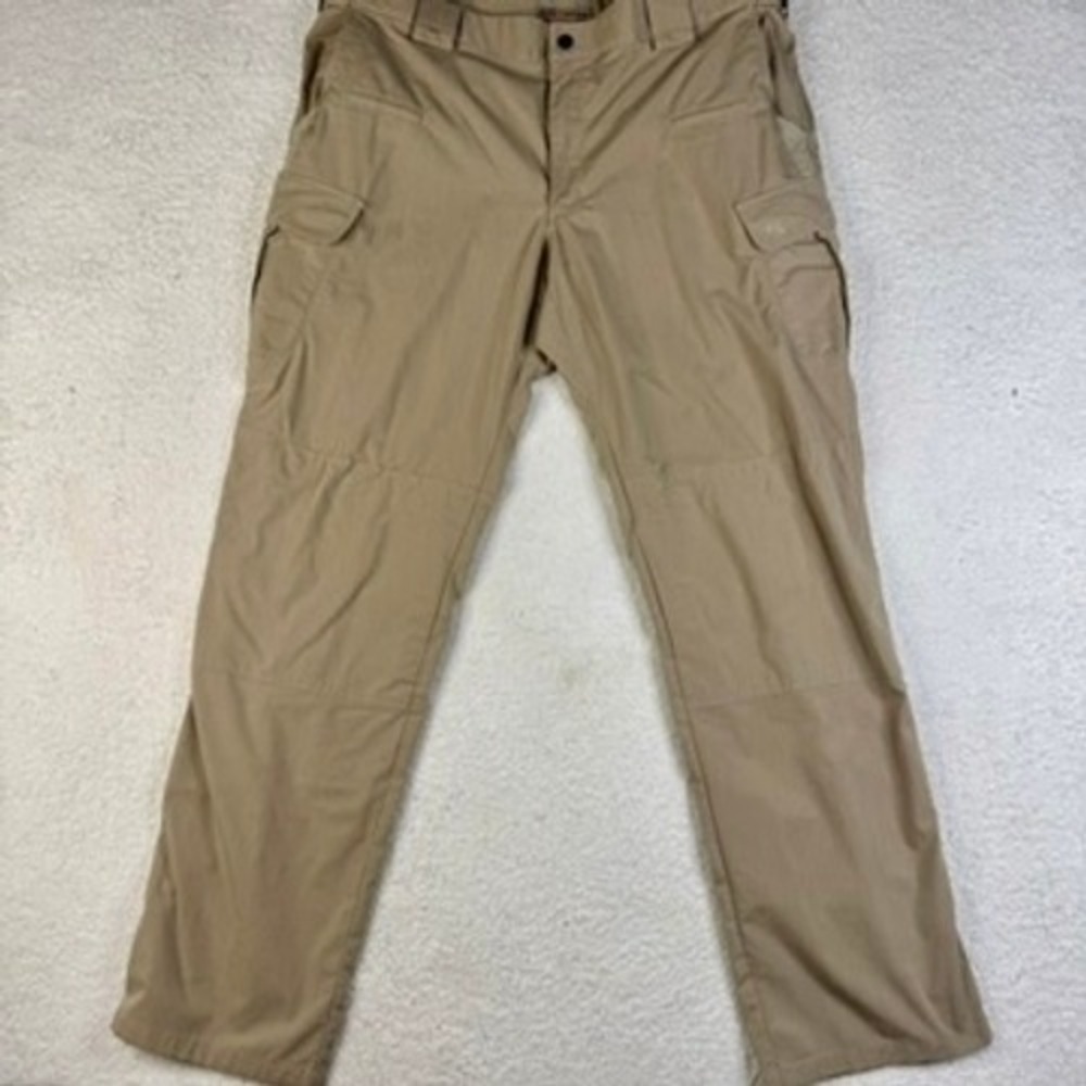 5.11 Tactical Men's Cargo Pants Khaki Size 42x36 (fit 42x35) Classic Fit Ripstop